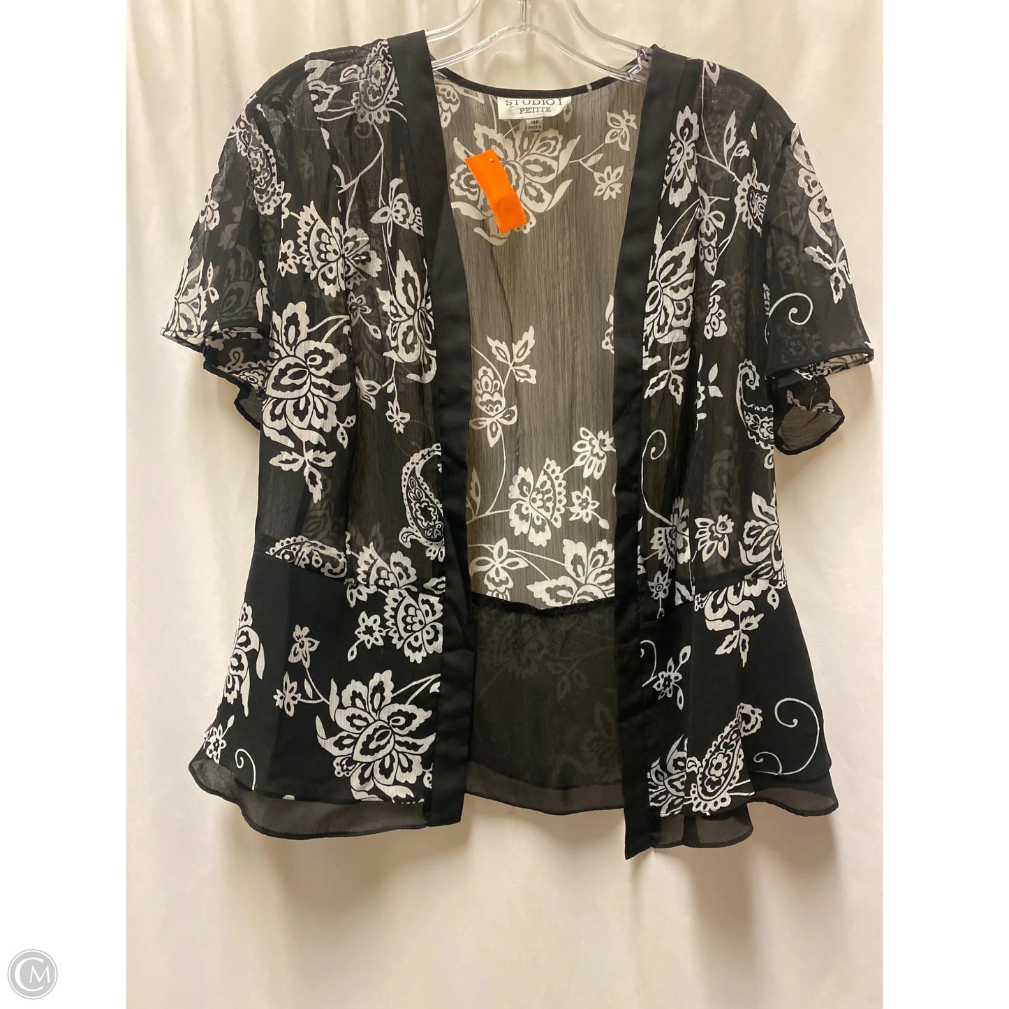 Cardigan By Studio 1 In Black, Size: Lp