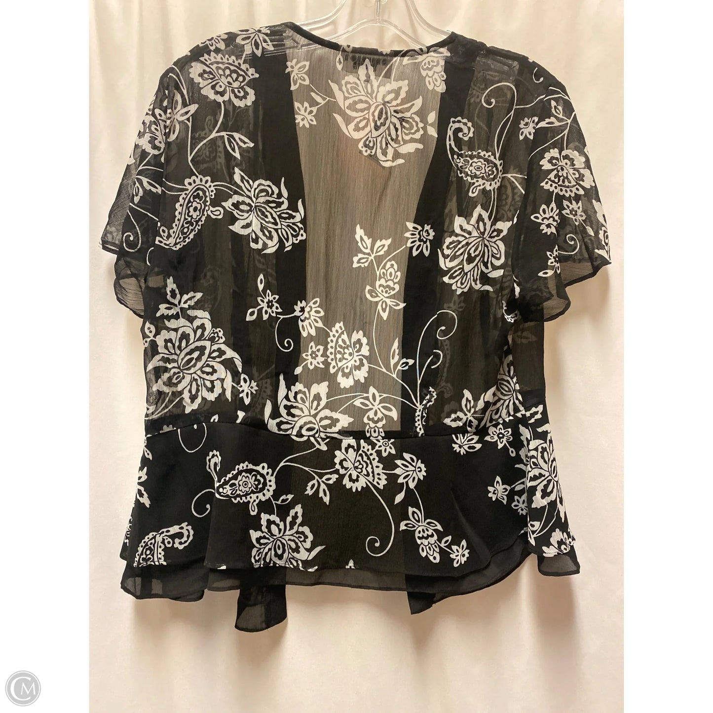 Cardigan By Studio 1 In Black, Size: Lp
