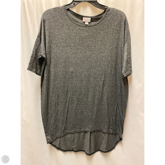 Top Short Sleeve By Lularoe In Grey, Size: Xs