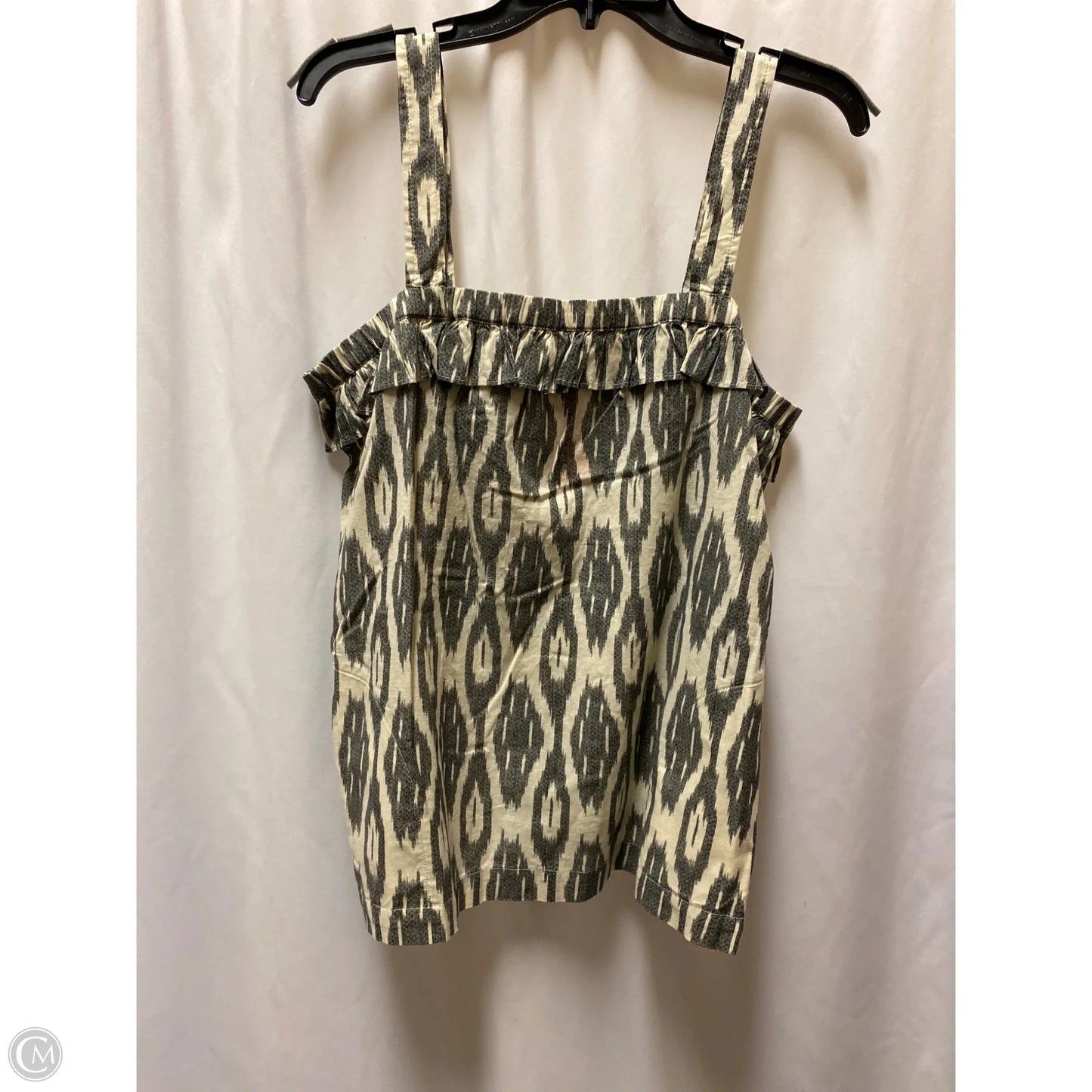 Top Sleeveless By J. Crew In Cream, Size: L