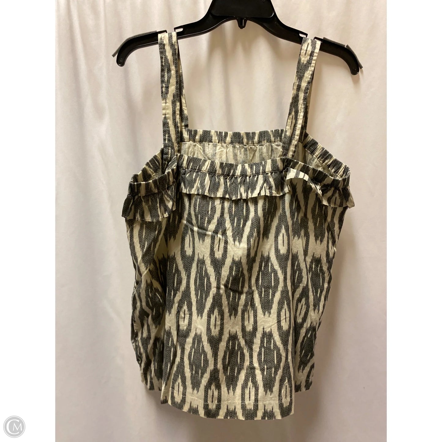 Top Sleeveless By J. Crew In Cream, Size: L