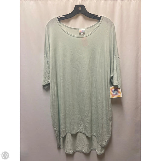 Top Short Sleeve By Lularoe In Green, Size: L