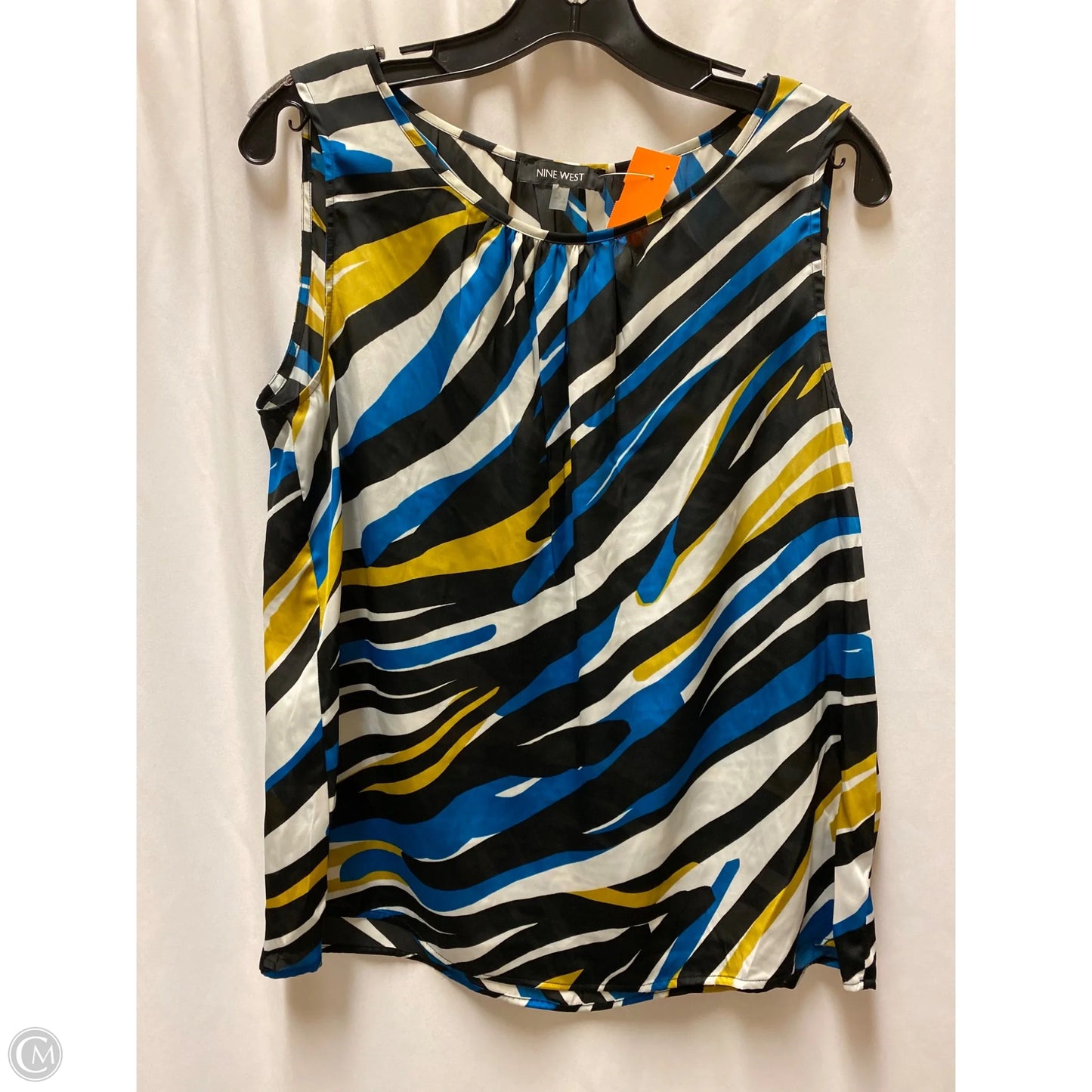 Tank Top By Nine West In Blue, Size: L