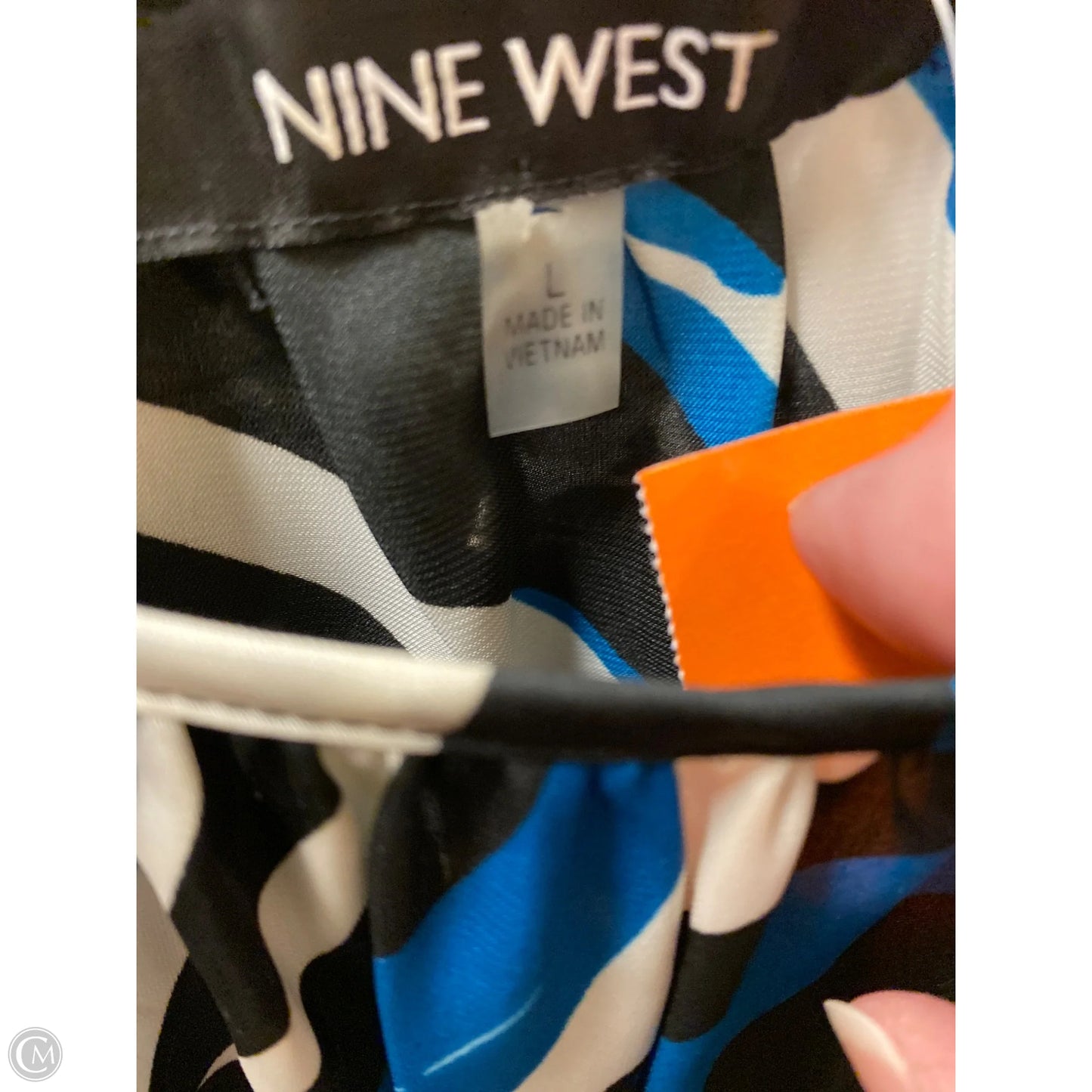 Tank Top By Nine West In Blue, Size: L