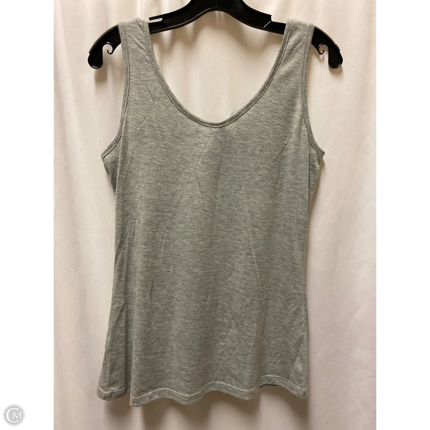 Tank Top By Clothes Mentor In Grey, Size: L