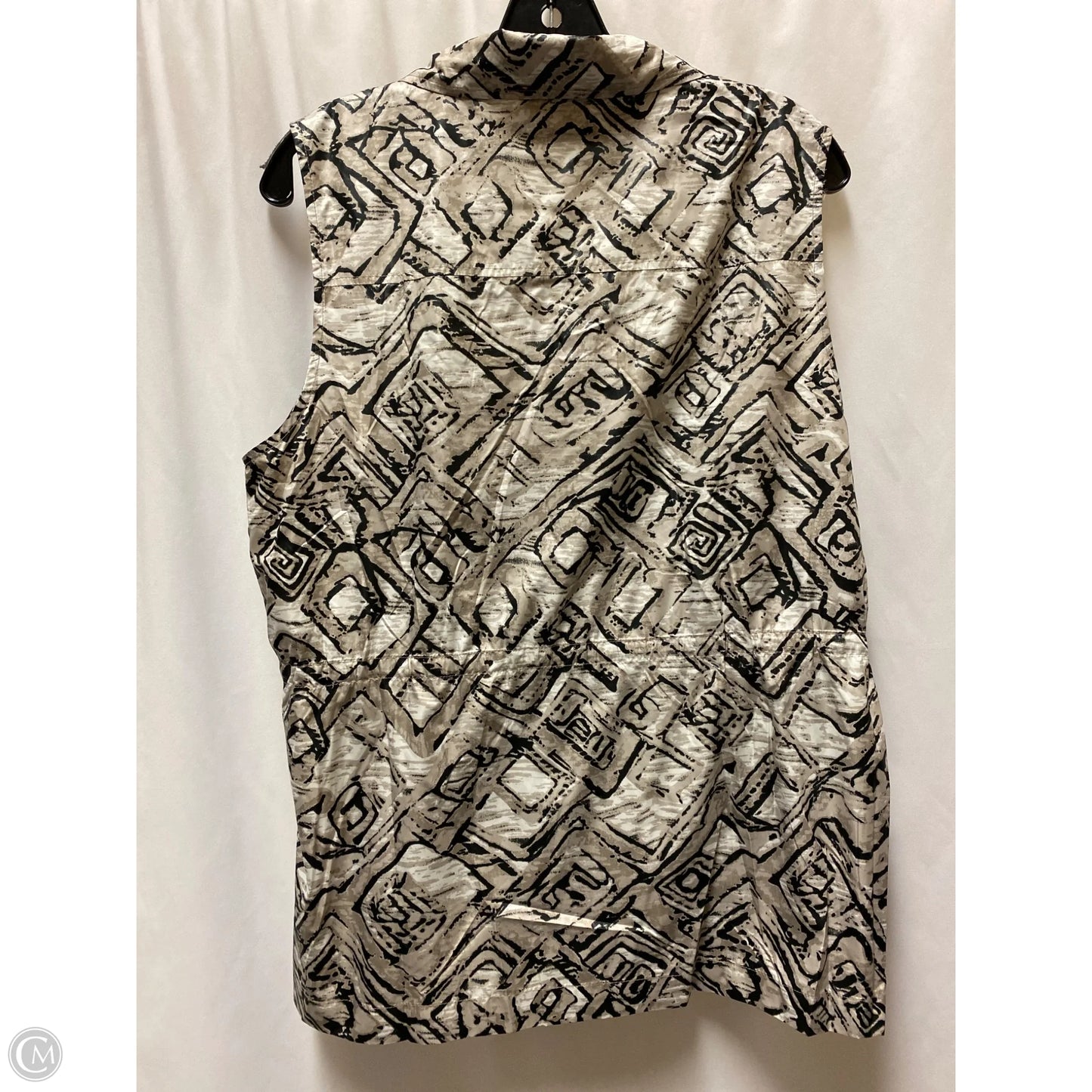 Top Sleeveless By Chicos In Taupe, Size: L