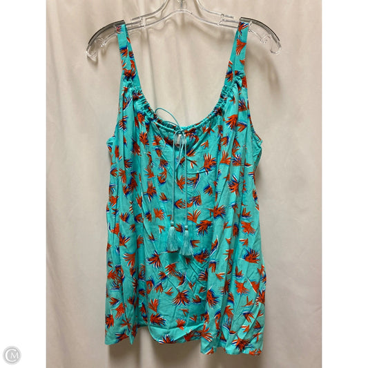 Tank Top By Cabi In Green, Size: L