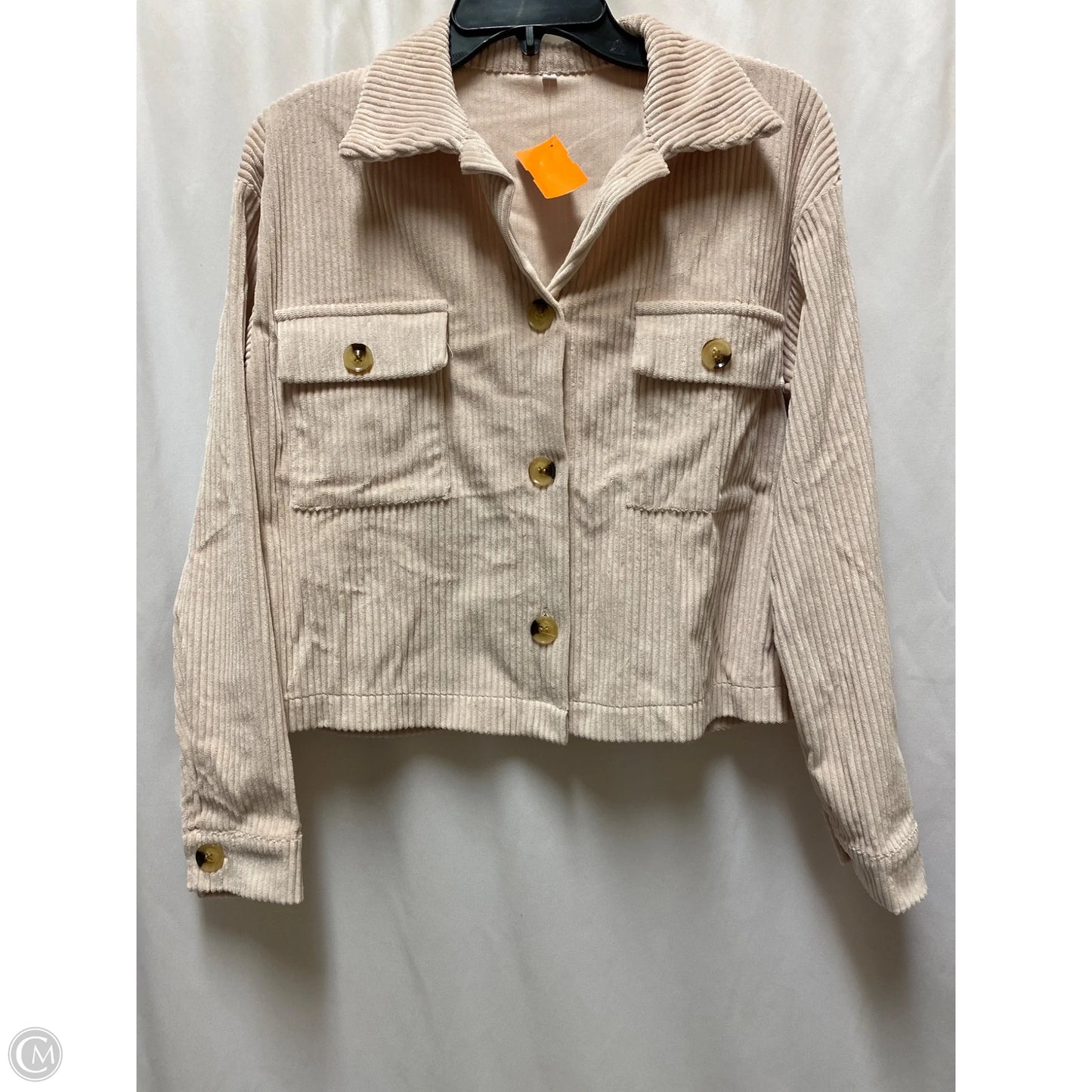 Top Long Sleeve By Clothes Mentor In Cream, Size: S