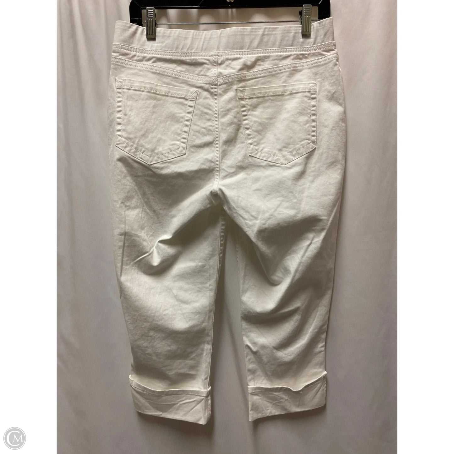 Capris By Just Be In White, Size: S