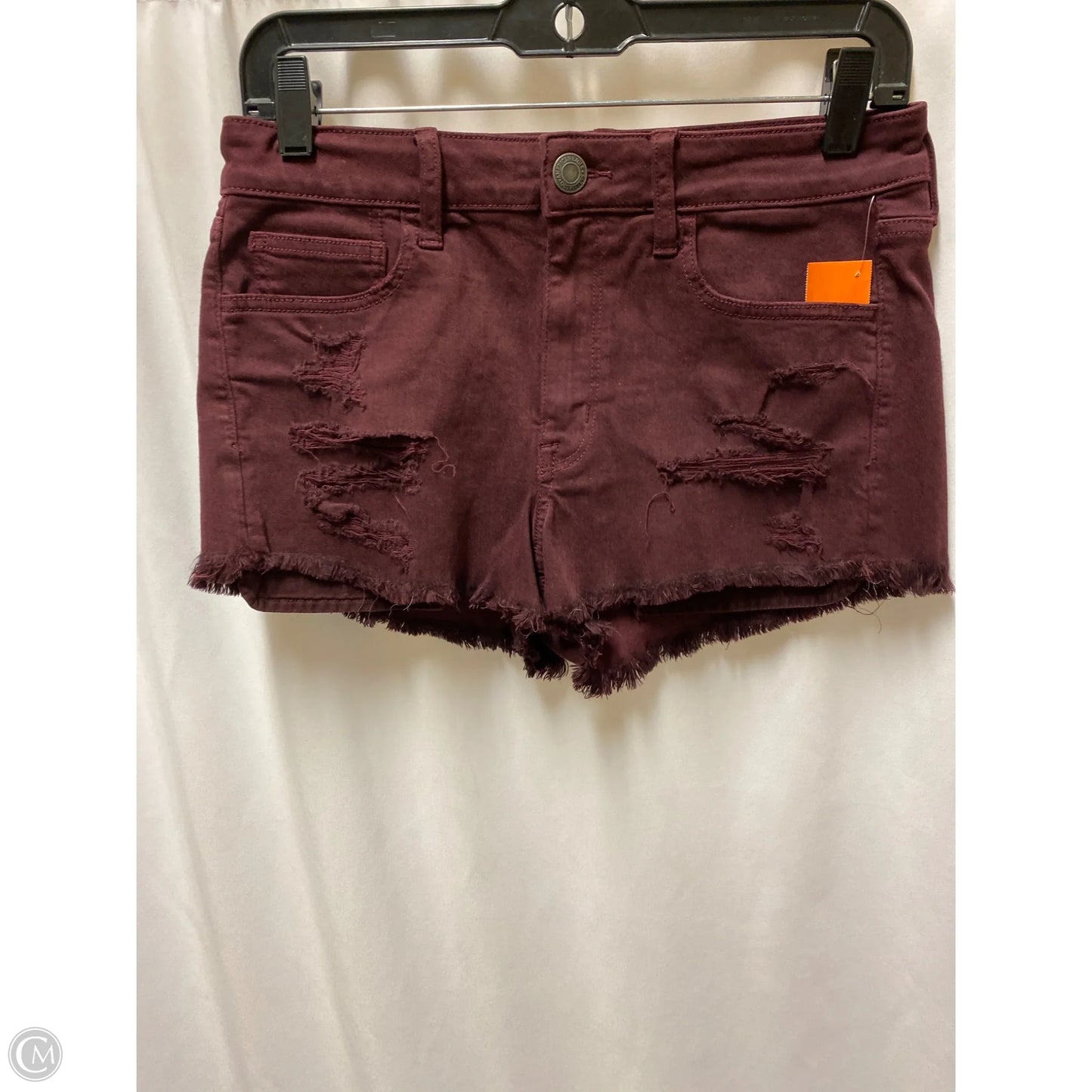 Shorts By American Eagle In Maroon, Size: 8