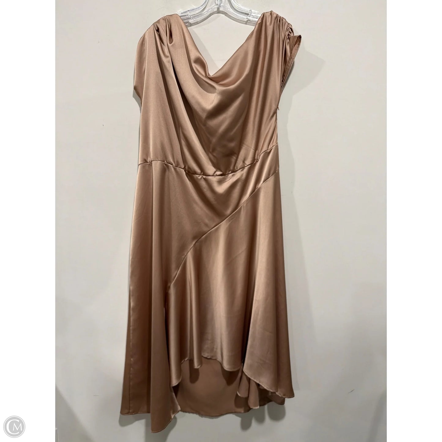Dress Casual Maxi By Shein In Beige, Size: 4x