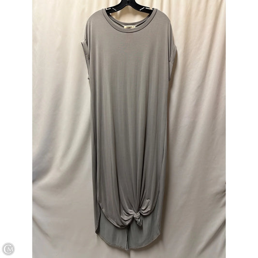 Dress Casual Maxi By Clothes Mentor In Grey, Size: M