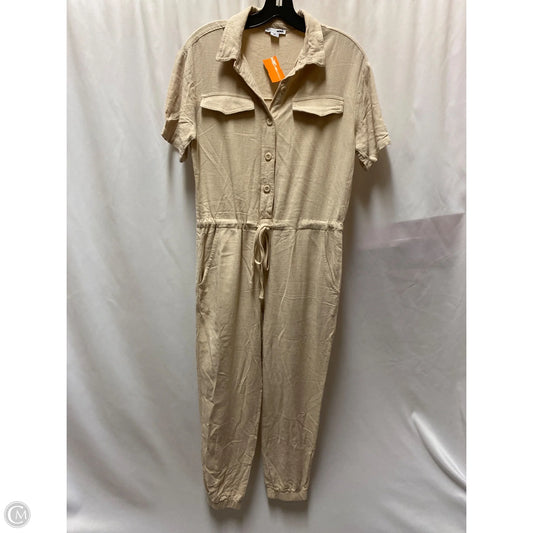 Jumpsuit By Fashion Nova In Beige, Size: M