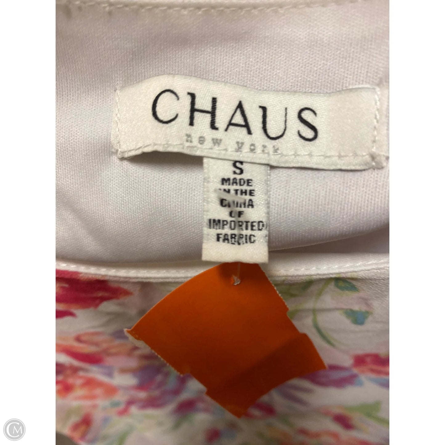 Top Short Sleeve By Chaus In White, Size: S