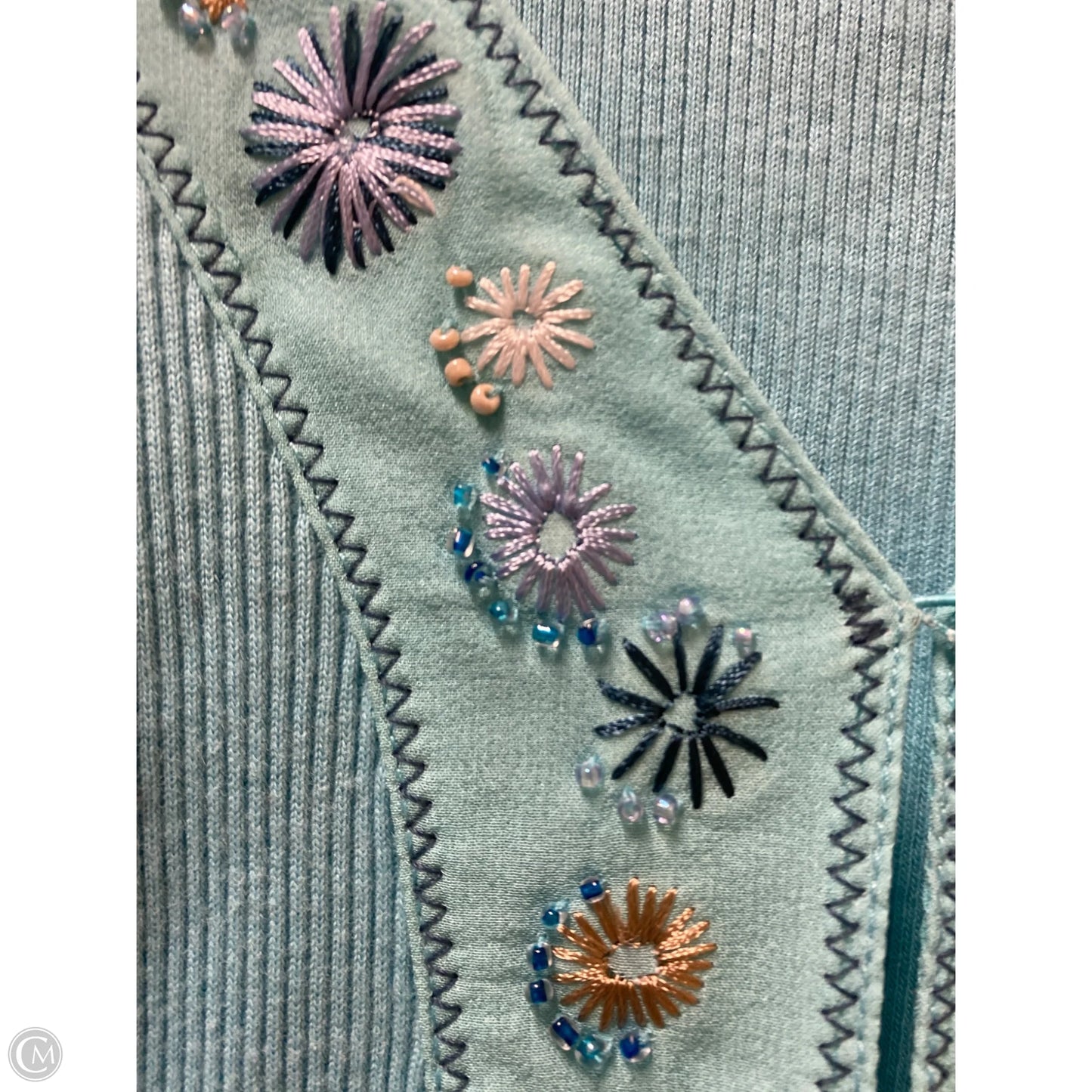 Sweater 2pc By Clothes Mentor In Teal, Size: Mp