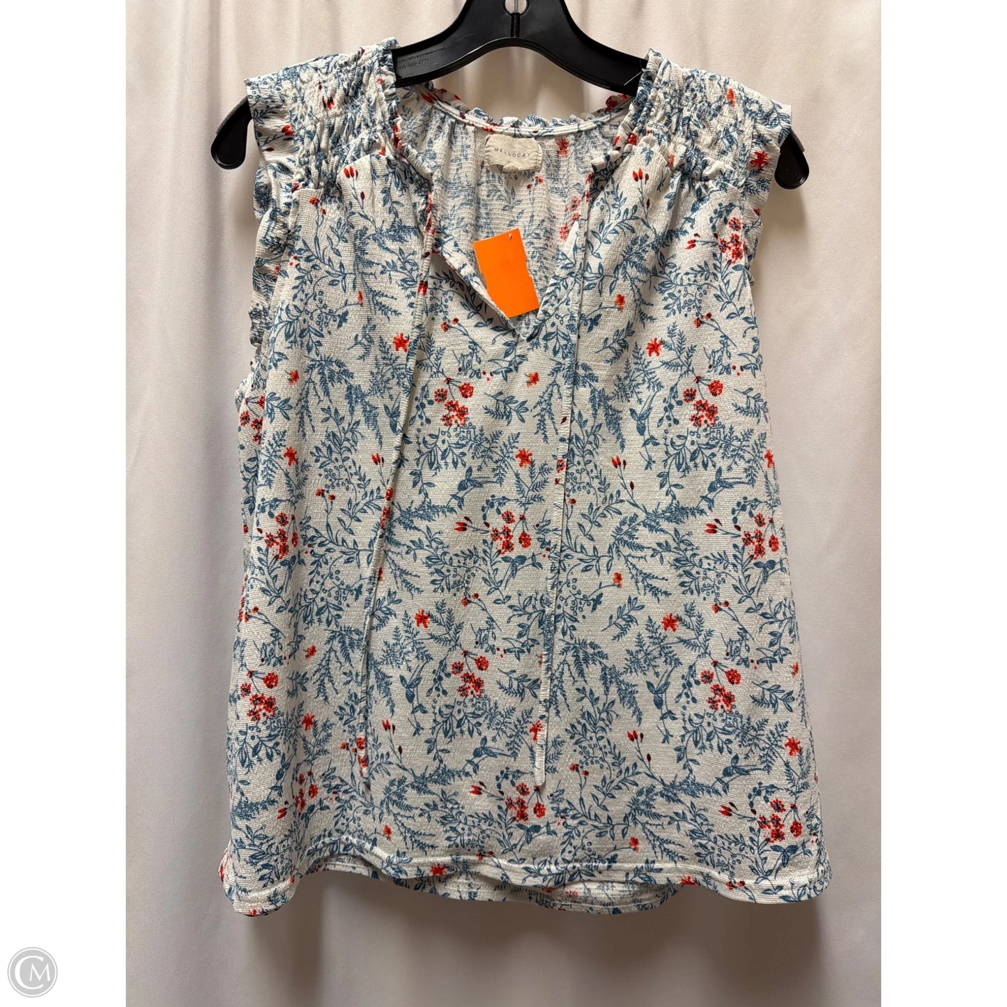 Top Sleeveless By Melloday In White, Size: L