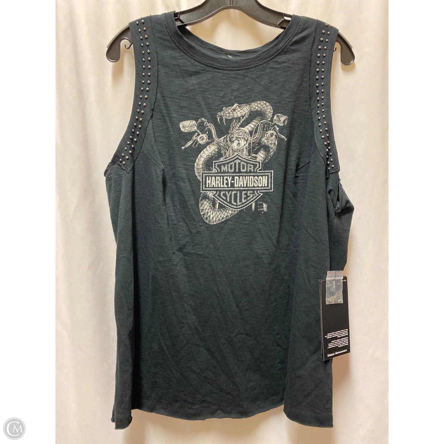 Tank Top By Harley Davidson In Black, Size: Xl