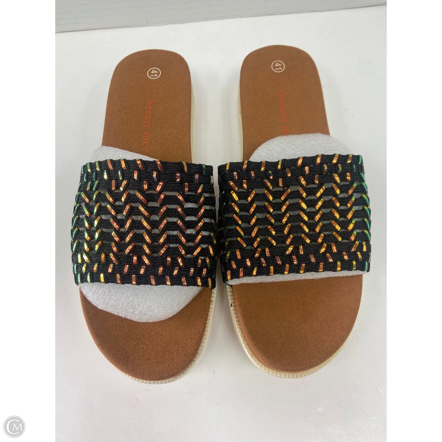 Sandals Flats By Bernie Mev In Black, Size: 10.5