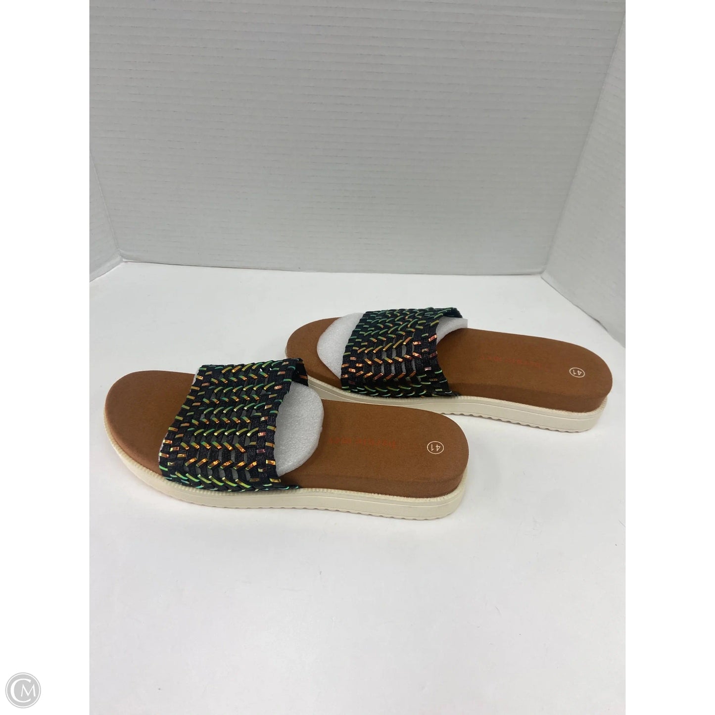 Sandals Flats By Bernie Mev In Black, Size: 10.5
