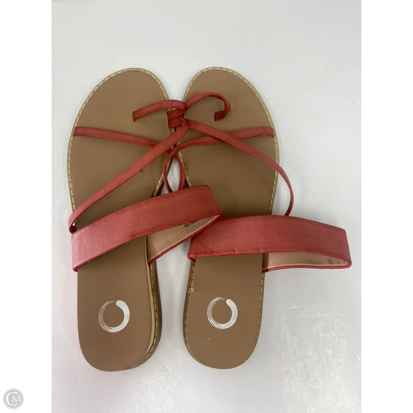 Sandals Heels Platform By Journee In Red, Size: 9