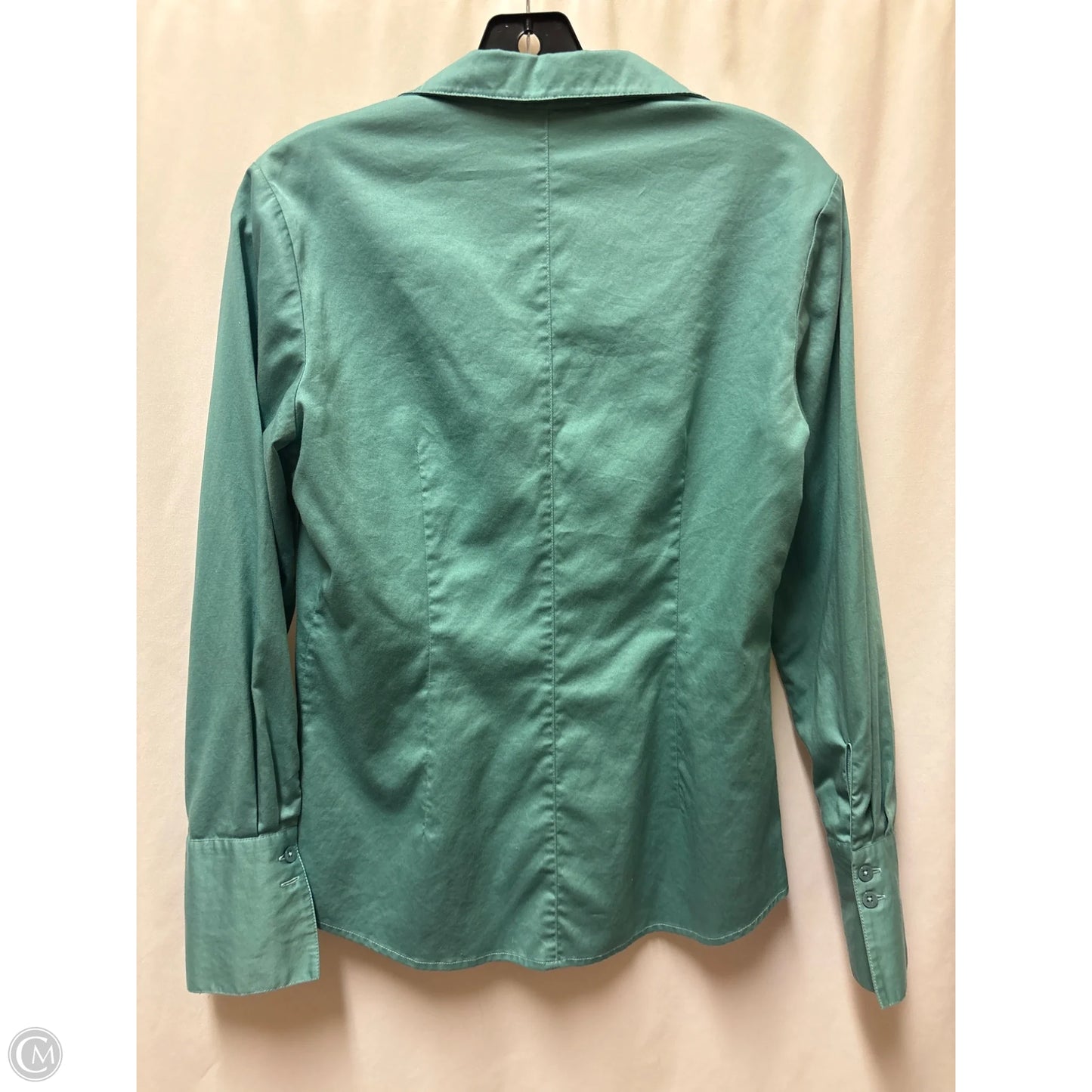 Top Long Sleeve By Antonio Melani In Aqua, Size: S