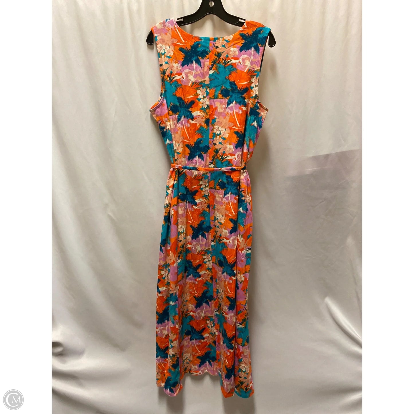 Dress Casual Maxi By Denim And Company In Orange, Size: 1x