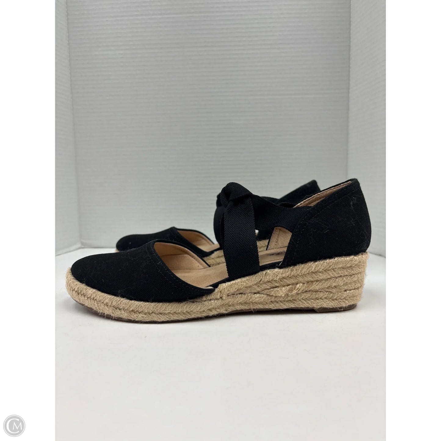Shoes Heels Wedge By Life Stride In Black, Size: 9.5
