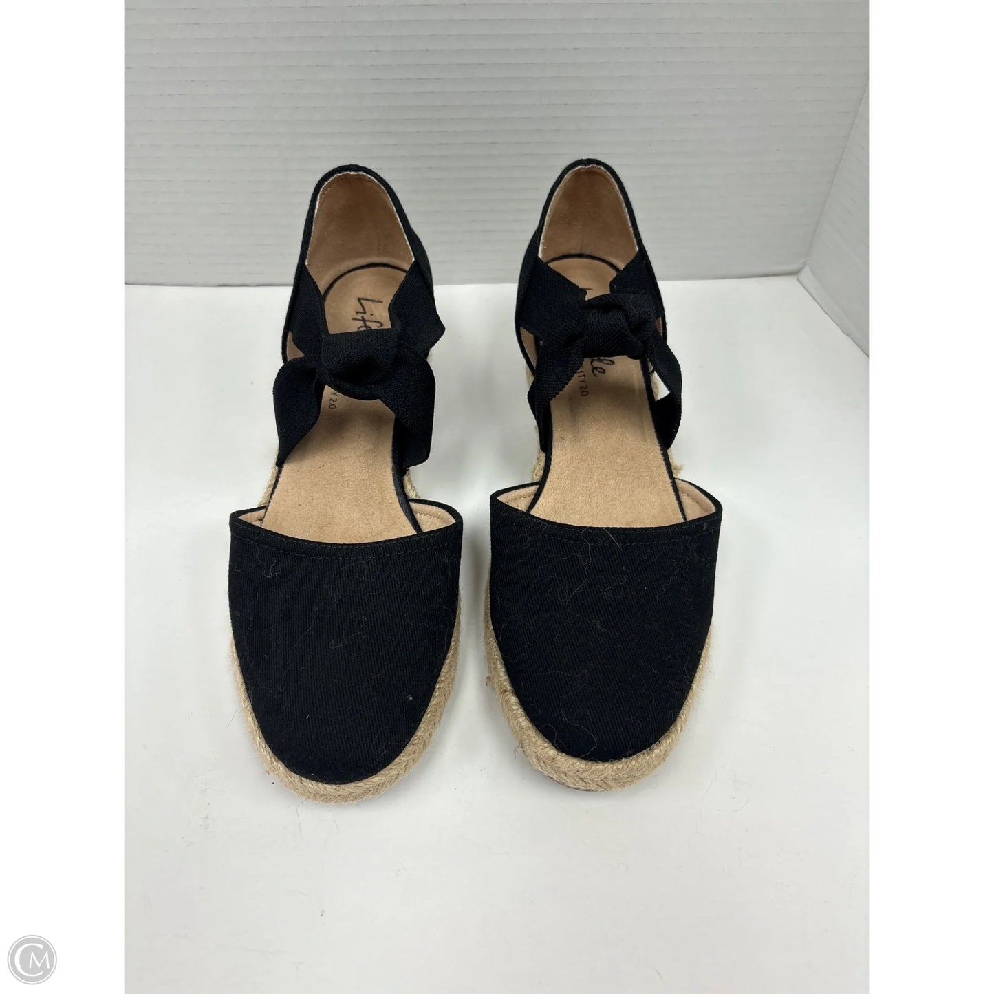 Shoes Heels Wedge By Life Stride In Black, Size: 9.5