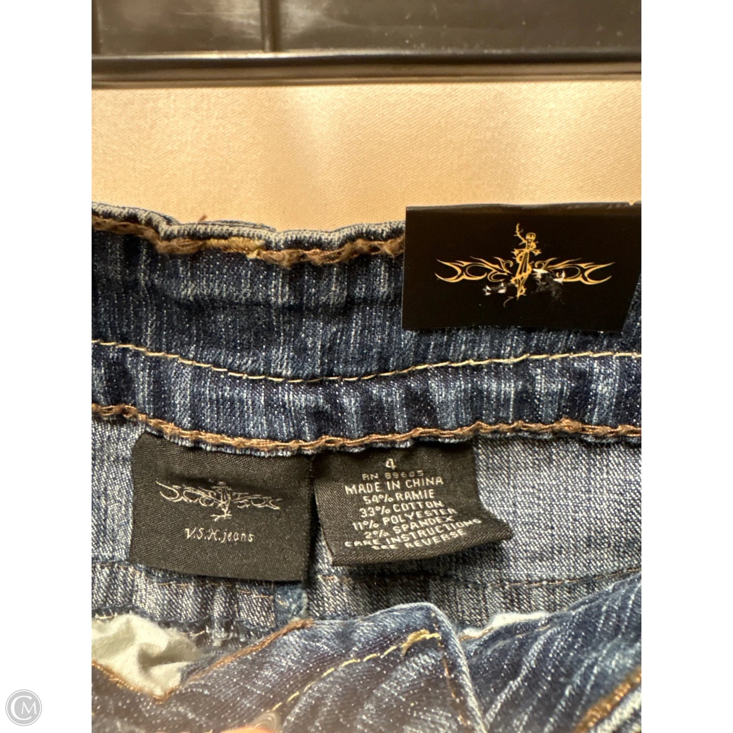 Shorts By Clothes Mentor In Blue Denim, Size: 4