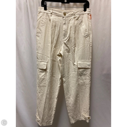 Pants Cargo & Utility By A New Day In Cream, Size: 8