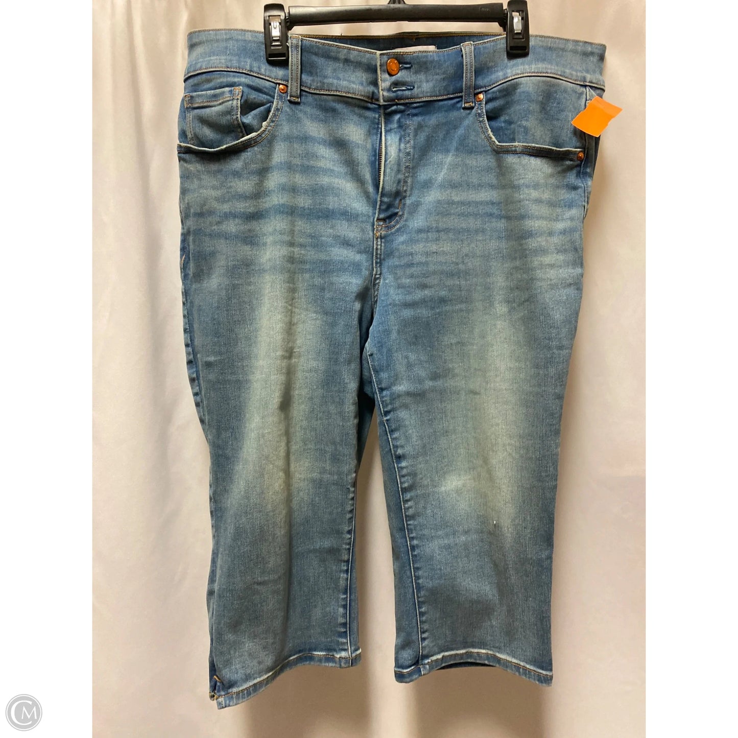 Capris By Lane Bryant In Blue Denim, Size: 20