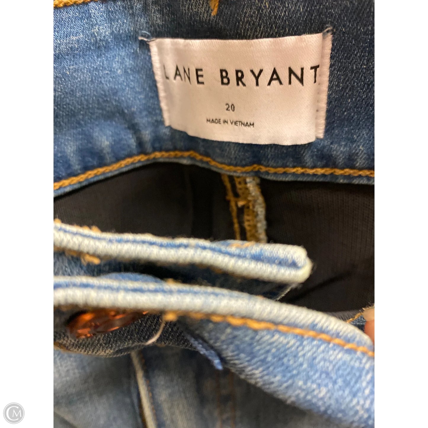Capris By Lane Bryant In Blue Denim, Size: 20