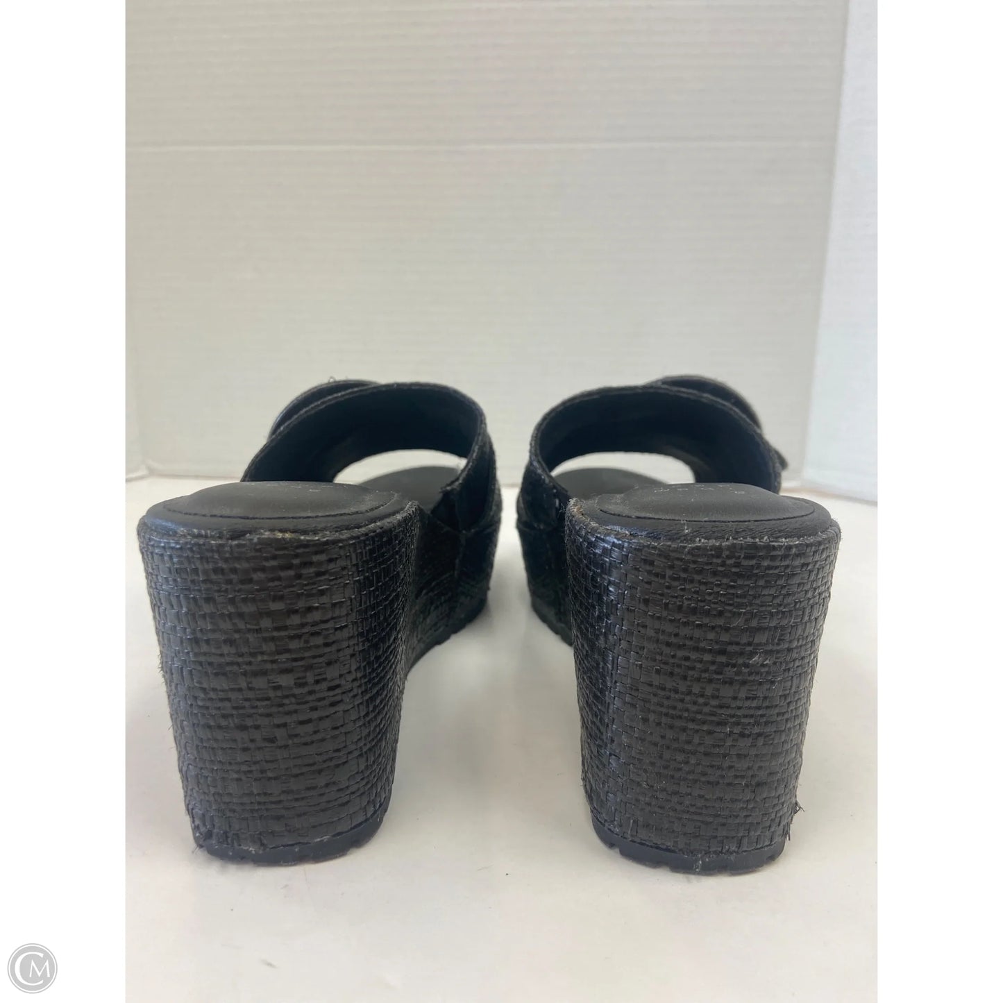 Shoes Heels Wedge By A New Day In Black, Size: 6