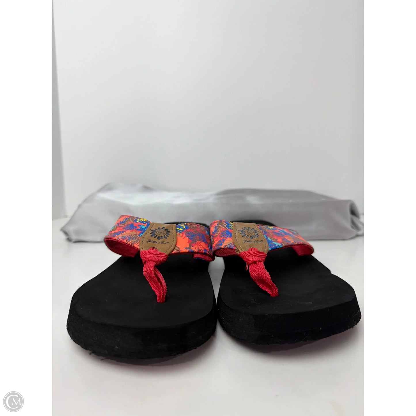 Sandals Flip Flops By Yellow Box In Peach, Size: 8