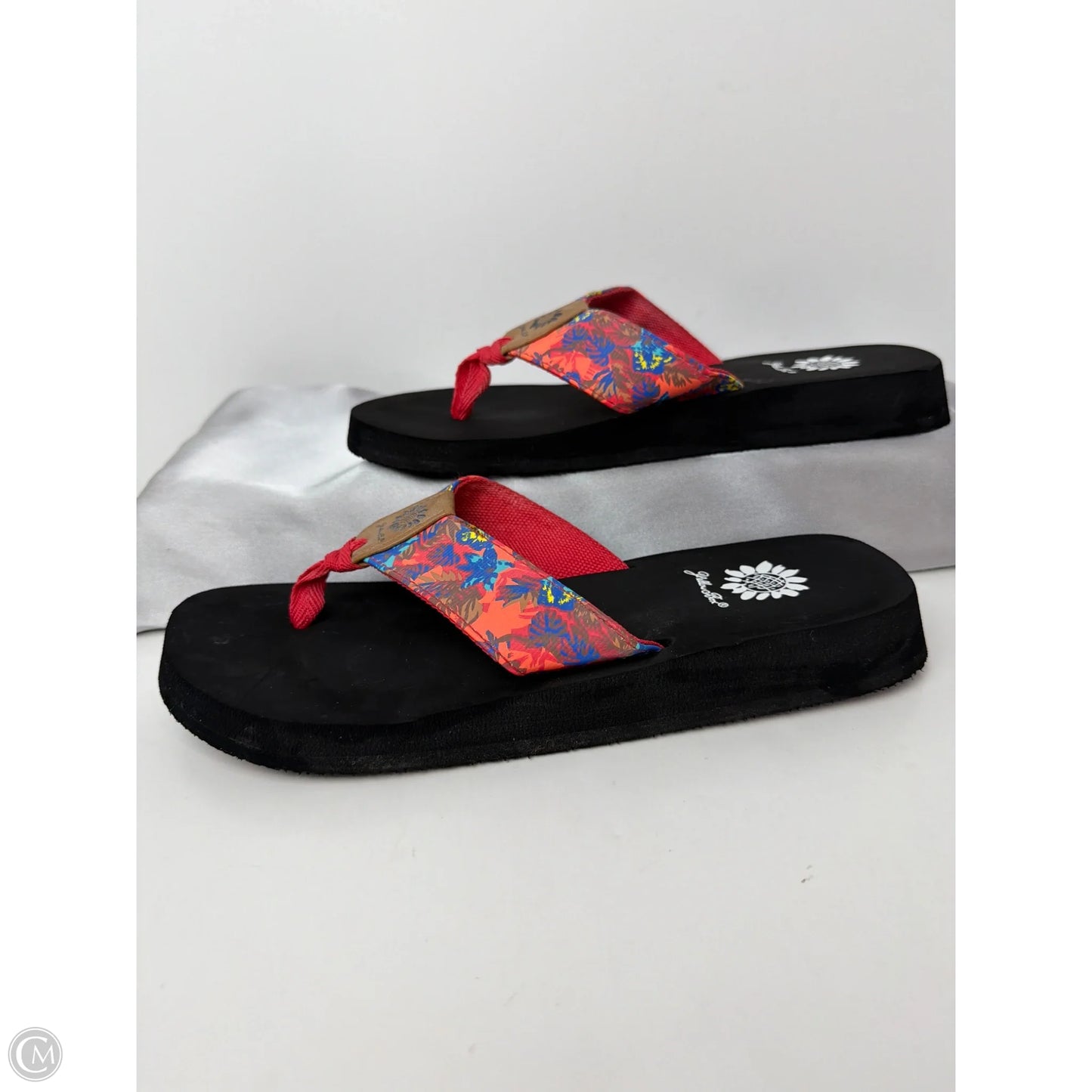Sandals Flip Flops By Yellow Box In Peach, Size: 8