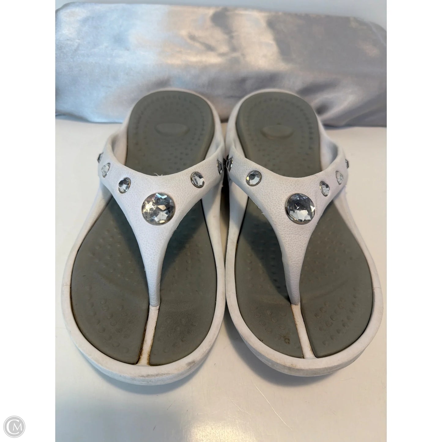Sandals Flats By No Boundaries In White, Size: 8
