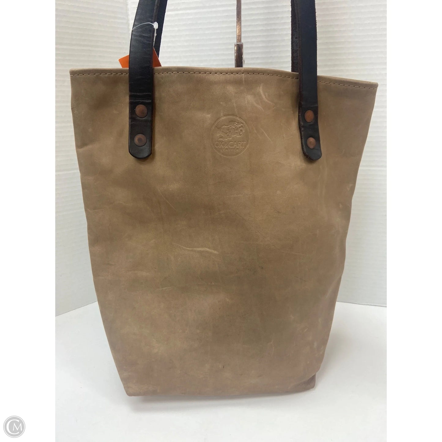 Handbag Leather By Clothes Mentor, Size: Large