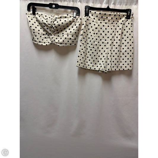 Shorts Set By Monteau In Beige, Size: S