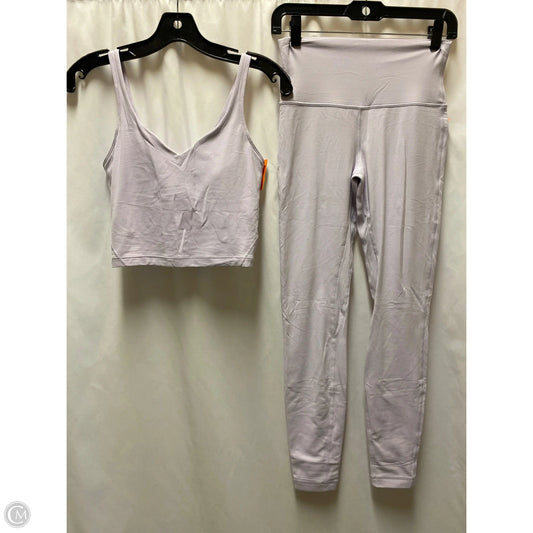Athletic Pants 2pc By Lululemon In Purple, Size: 6