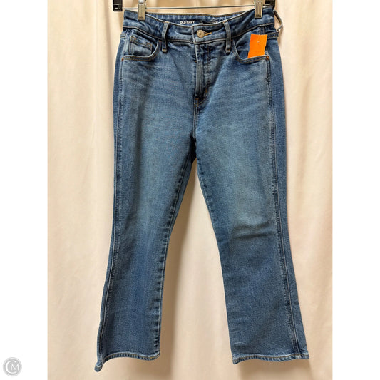 Jeans Cropped By Old Navy In Blue Denim, Size: 0