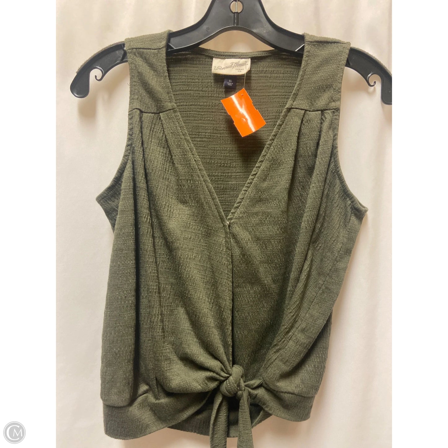 Top Sleeveless By Universal Thread In Green, Size: Xs
