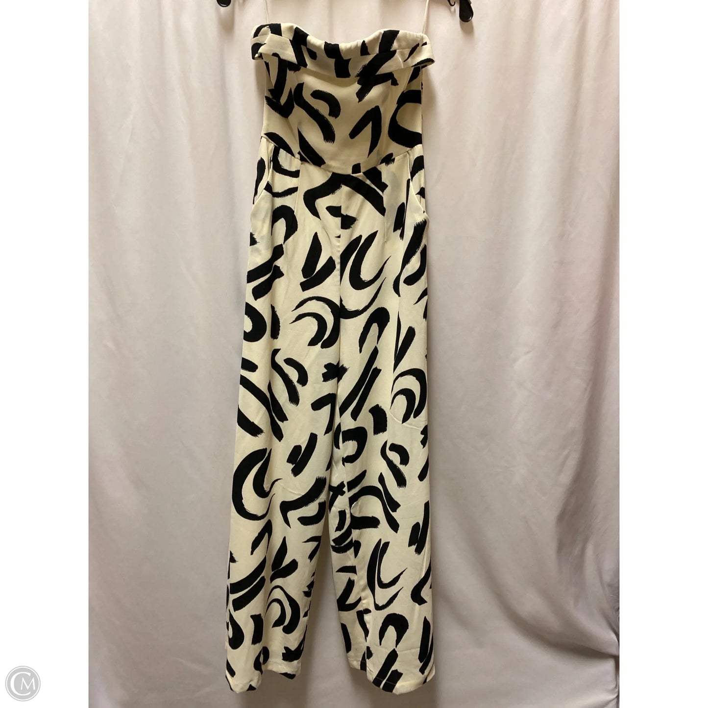 Jumpsuit By Clothes Mentor In Black & Cream, Size: S