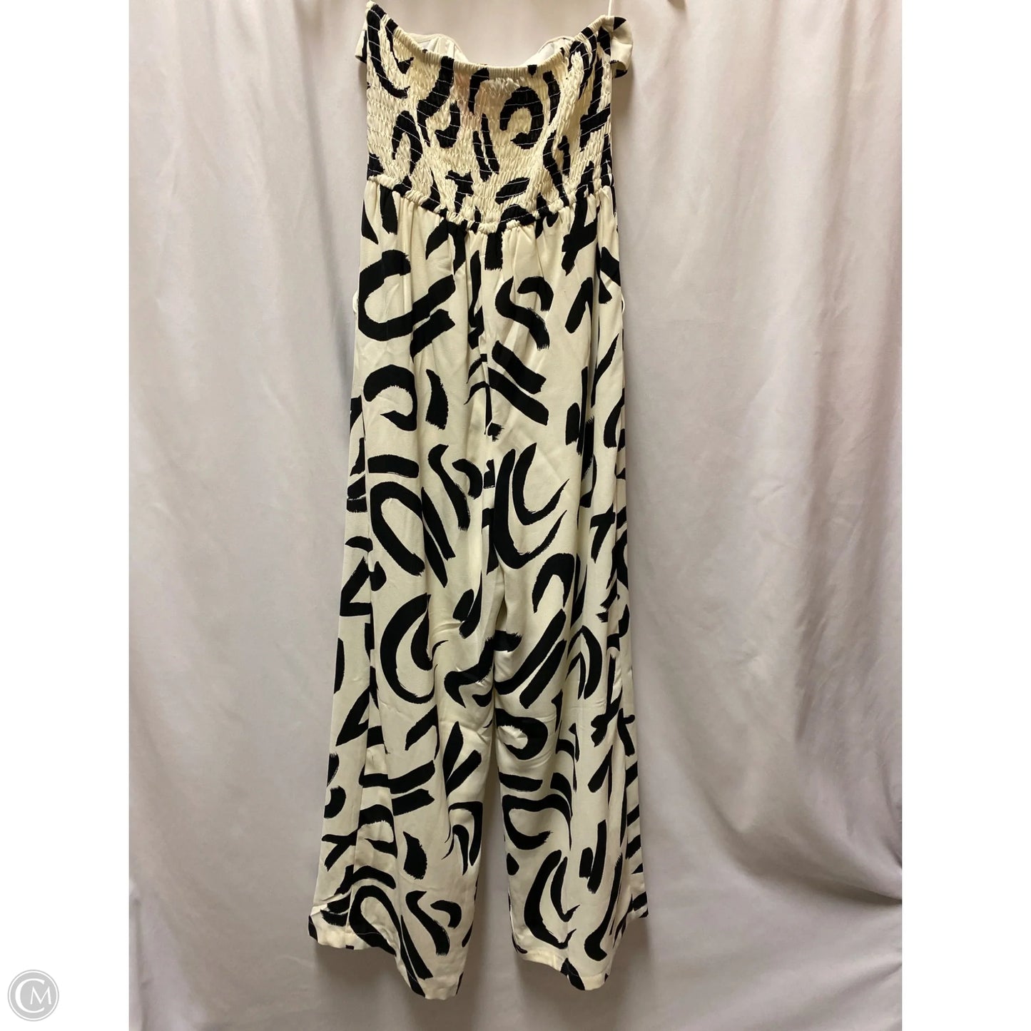 Jumpsuit By Clothes Mentor In Black & Cream, Size: S