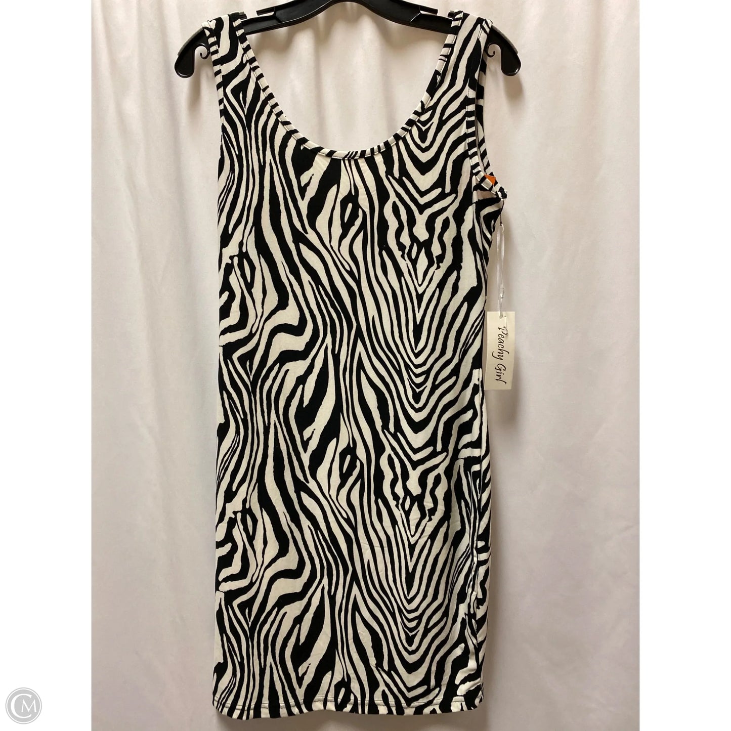 Dress Casual Midi By Clothes Mentor In Animal Print, Size: L