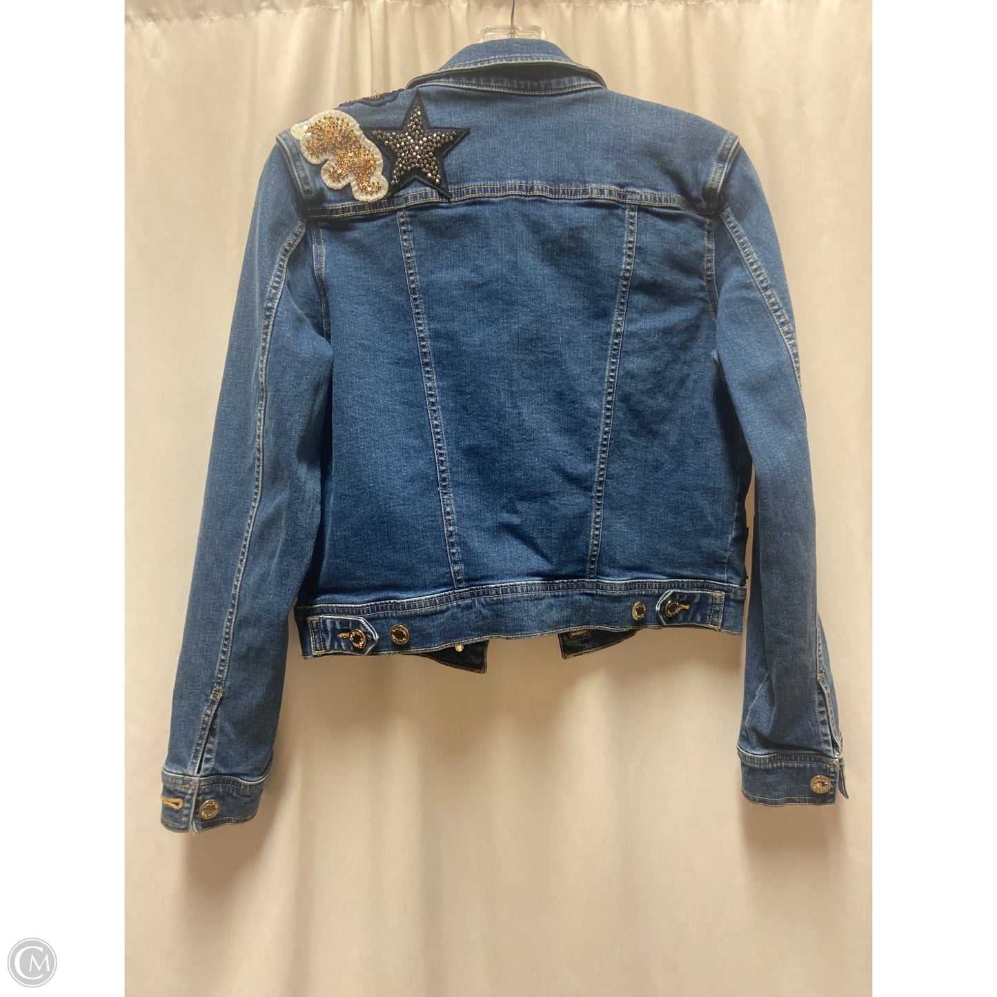 Jacket Designer By Lilly Pulitzer In Blue Denim, Size: S