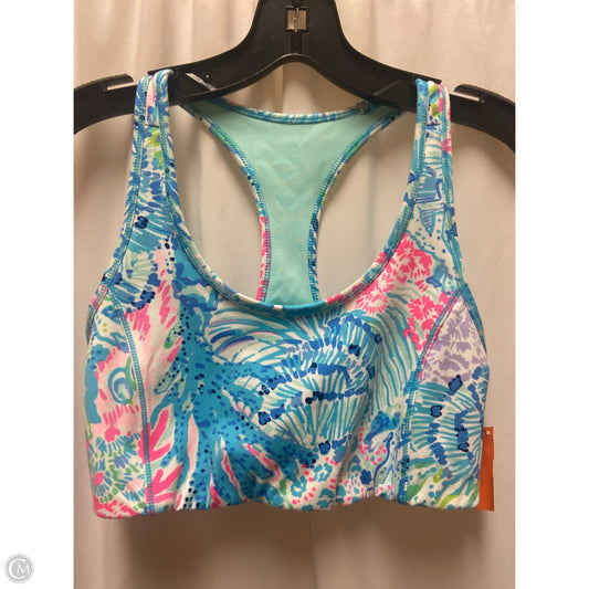 Top Short Sleeve Designer By Lilly Pulitzer In Blue, Size: S