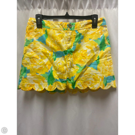 Skort Designer By Lilly Pulitzer In Yellow, Size: 2