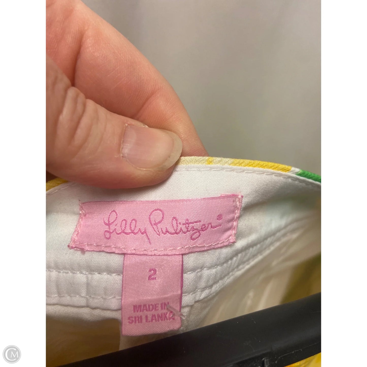 Skort Designer By Lilly Pulitzer In Yellow, Size: 2