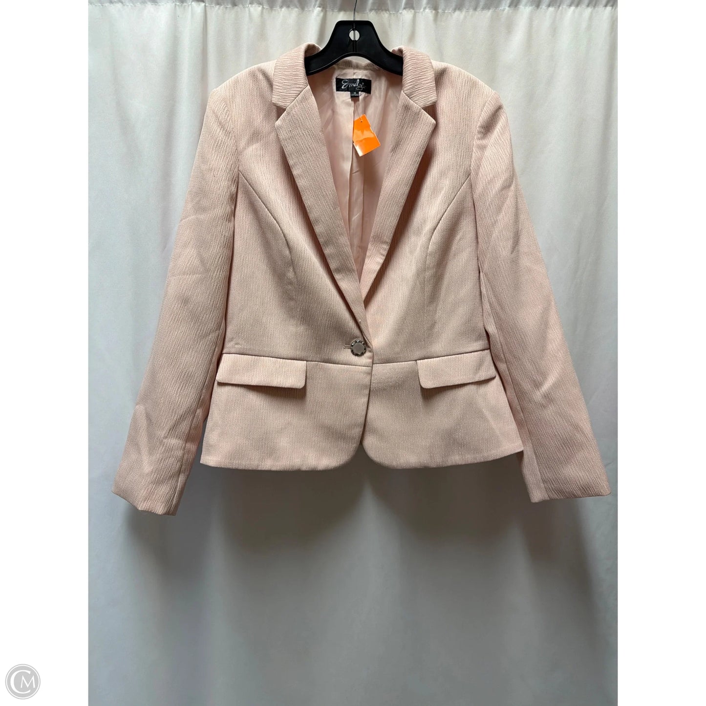 Blazer By Clothes Mentor In Pink, Size: L