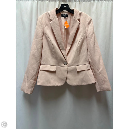 Blazer By Clothes Mentor In Pink, Size: L